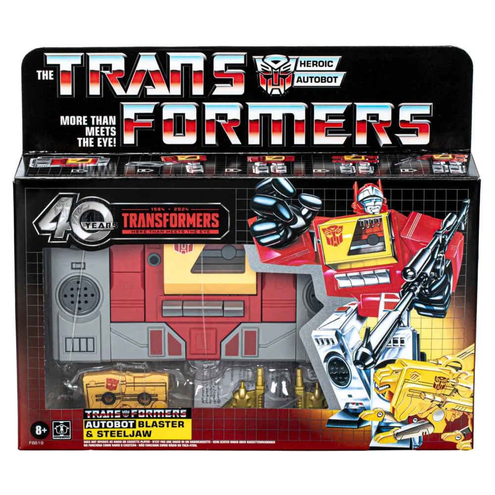 Hasbro Transformers Autobot Blaster & Steeljaw F86195L0 Thumbnail 6