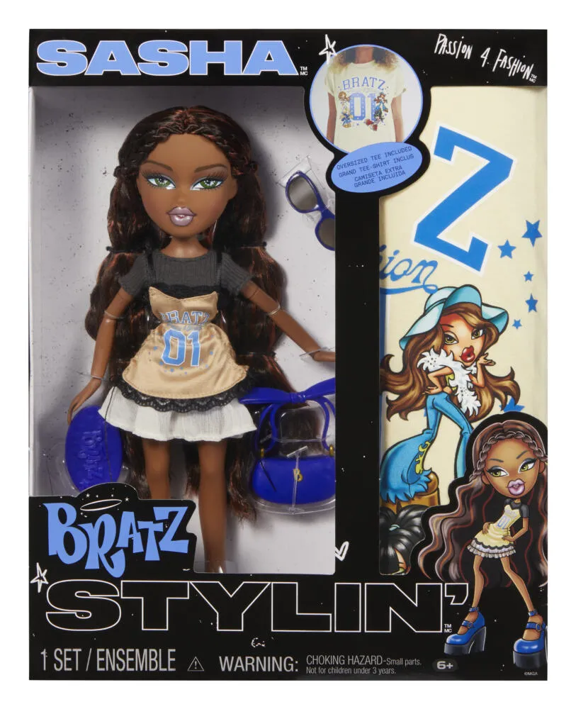 MGA Entertainment Bratz Stylin' Doll- Sasha 544890-EUC Oyuncak Bebek Thumbnail 3