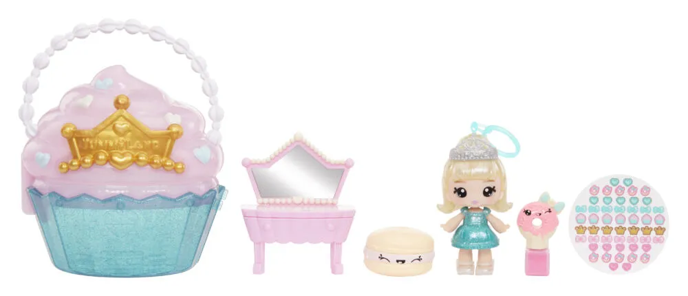 MGA Entertainment Yummiland Beauty Bag Playset + Lip Gloss Doll - Bag 546733-EUC Oyuncak Bebek Thumbnail 1