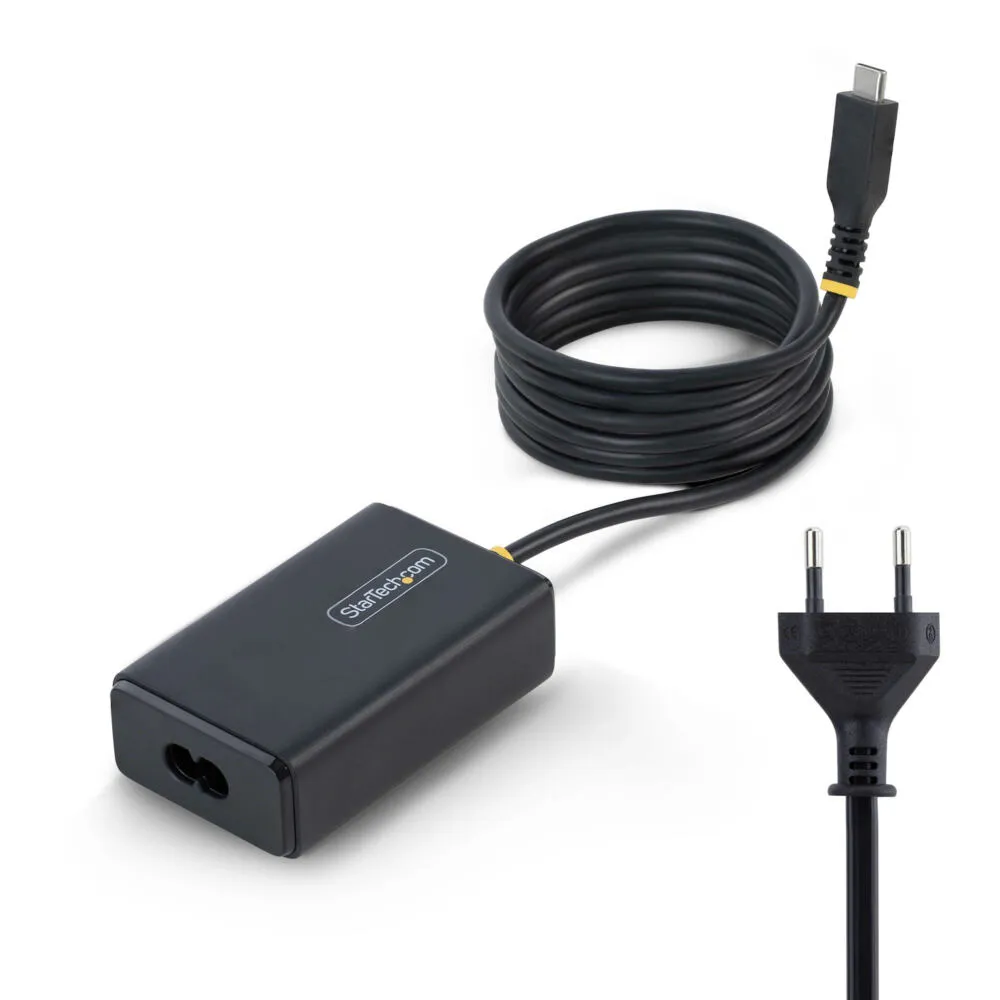 StarTech.com 165LE-USB-C-CHARGER şarj aleti & çevirici Bina içi 65 W Siyah Şarj Ürünleri