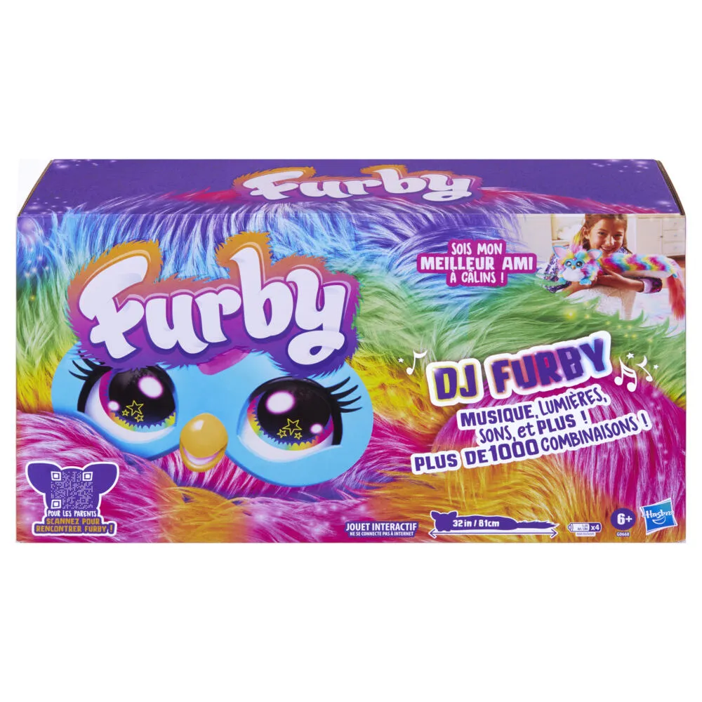 Hasbro Furby DJ Gökkuşağı Peluş Oyuncak