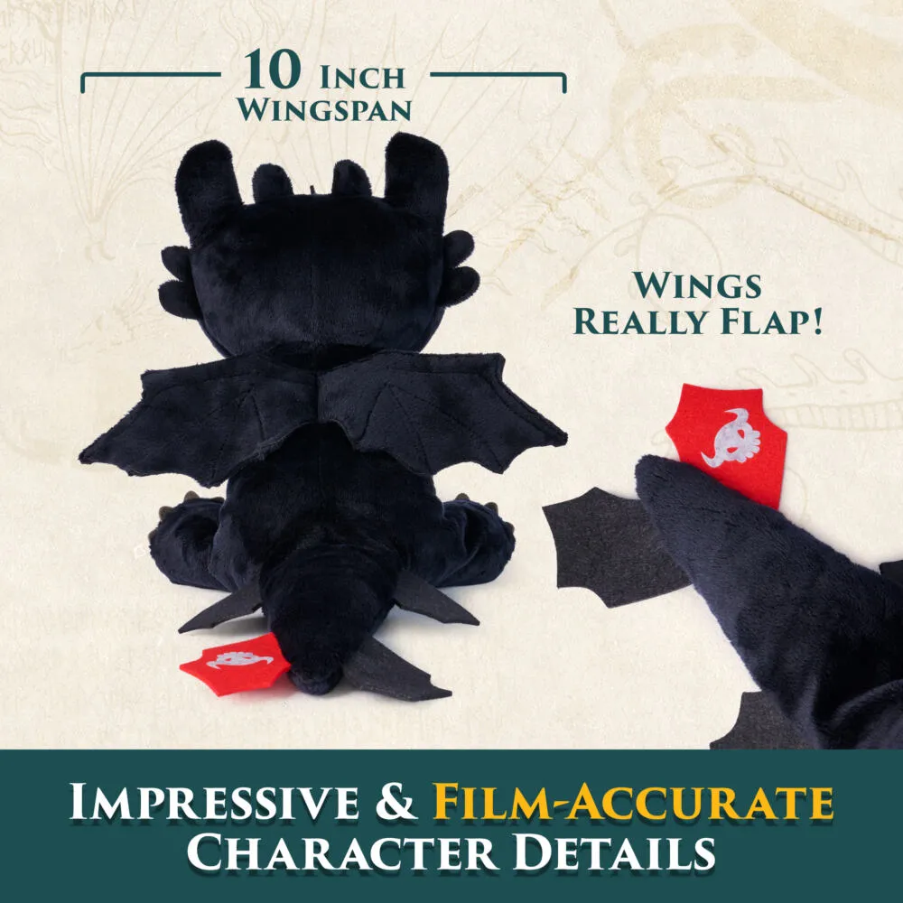 Spin Master DreamWorks Dragons GTD LTD 10in Cuddly Toothless Plush GML Thumbnail 3