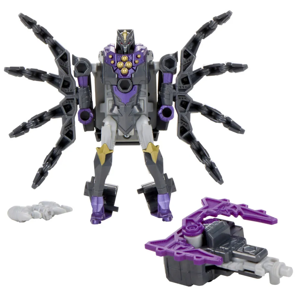 Hasbro Transformers CYBERWORLD Airachnid Zırhlı Cyber Changers Thumbnail 1