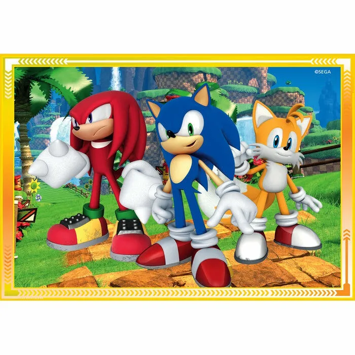 Clementoni Supercolor Sonic 21522 12 Parça Puzzle Thumbnail 2