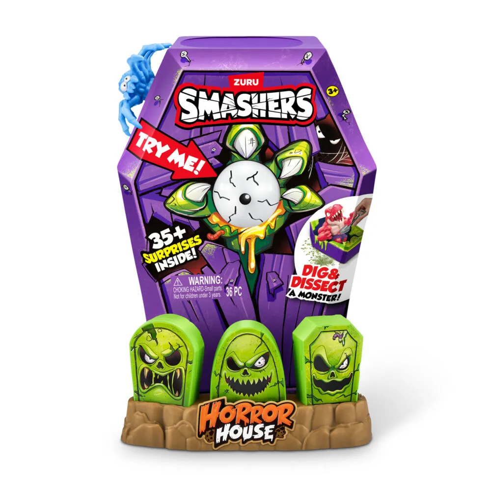 ZURU Smashers Mega Horror House 74124D Oyuncak Figür Thumbnail 2