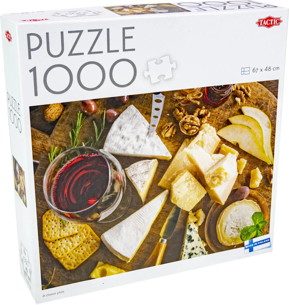 Tactic Lovers A cheese plate Yapboz 1000 adet Yiyecek ve içecekler Thumbnail 1