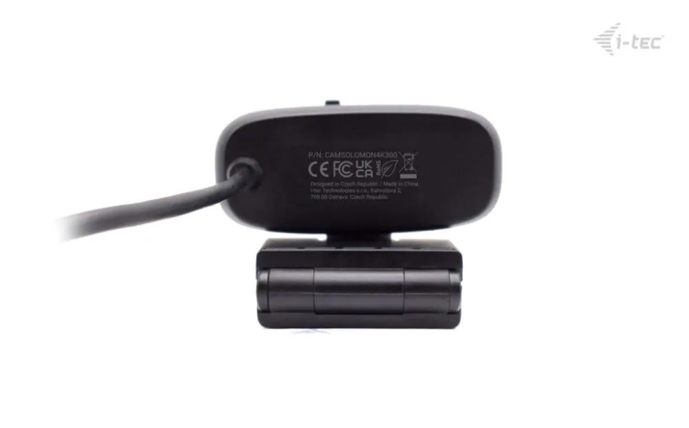 i-tec SOLOMON 300 webcam 8,29 MP 3840 x 2160 Piksel USB Siyah Thumbnail 3