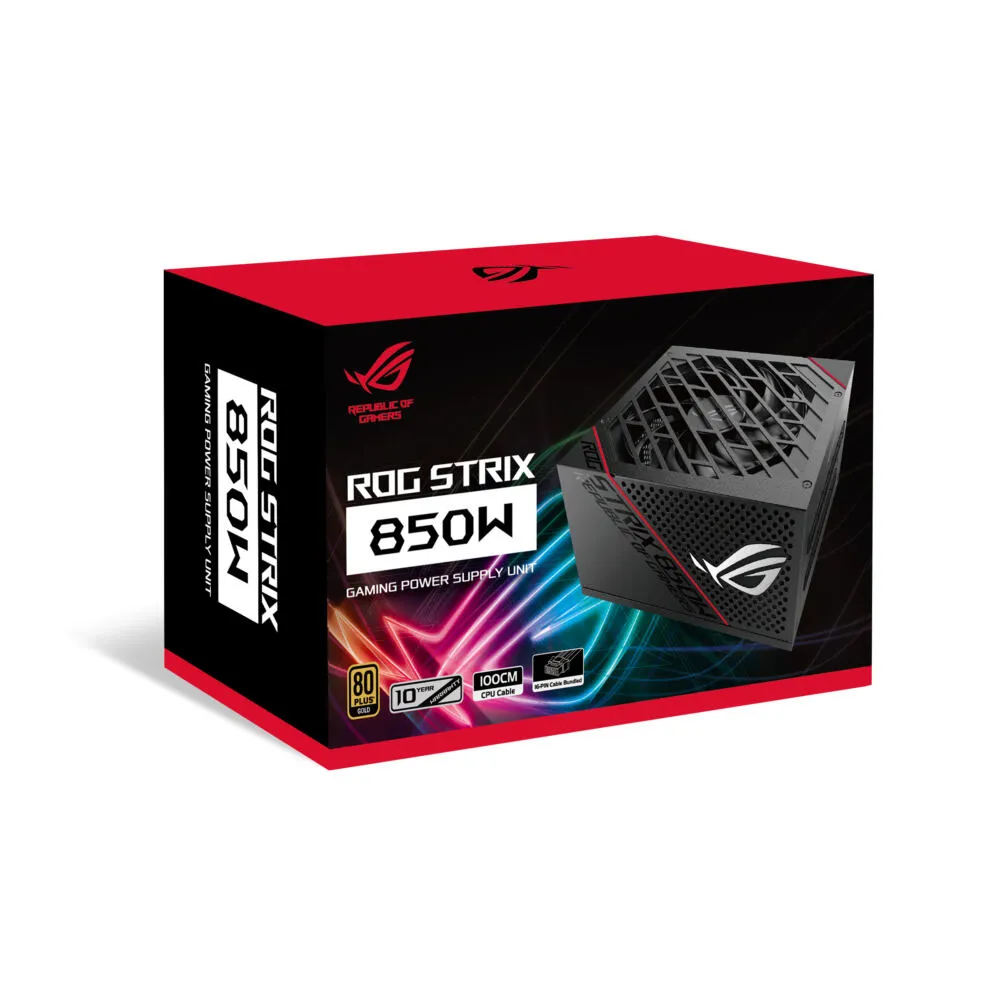 ASUS ROG-STRIX-850G-N 90YE00A8-B0NA00 850 W 80 PLUS Gold ATX Güç Kaynağı Thumbnail 11