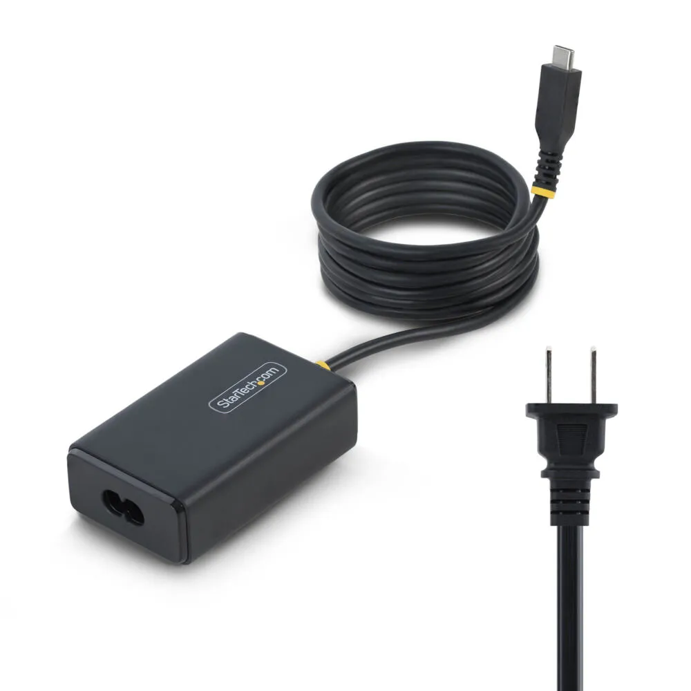StarTech.com 165LN-USB-C-CHARGER şarj aleti & çevirici Bina içi 65 W Siyah Şarj Ürünleri