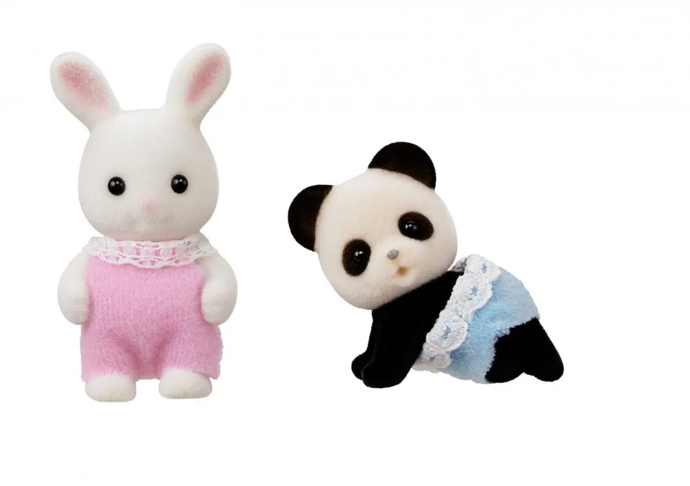 Sylvanian Families 5709 Panda, Tavşan 14 Parça Oyuncak Figür Thumbnail 13