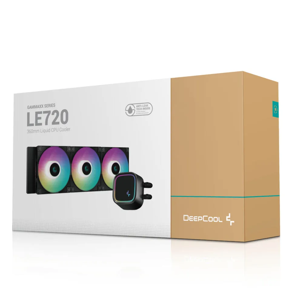 DeepCool LE720 R-LE720-BKAMMN-G-1 Hepsi dahil sıvı soğutma Bilgisayar Soğutma Sistemleri Thumbnail 11