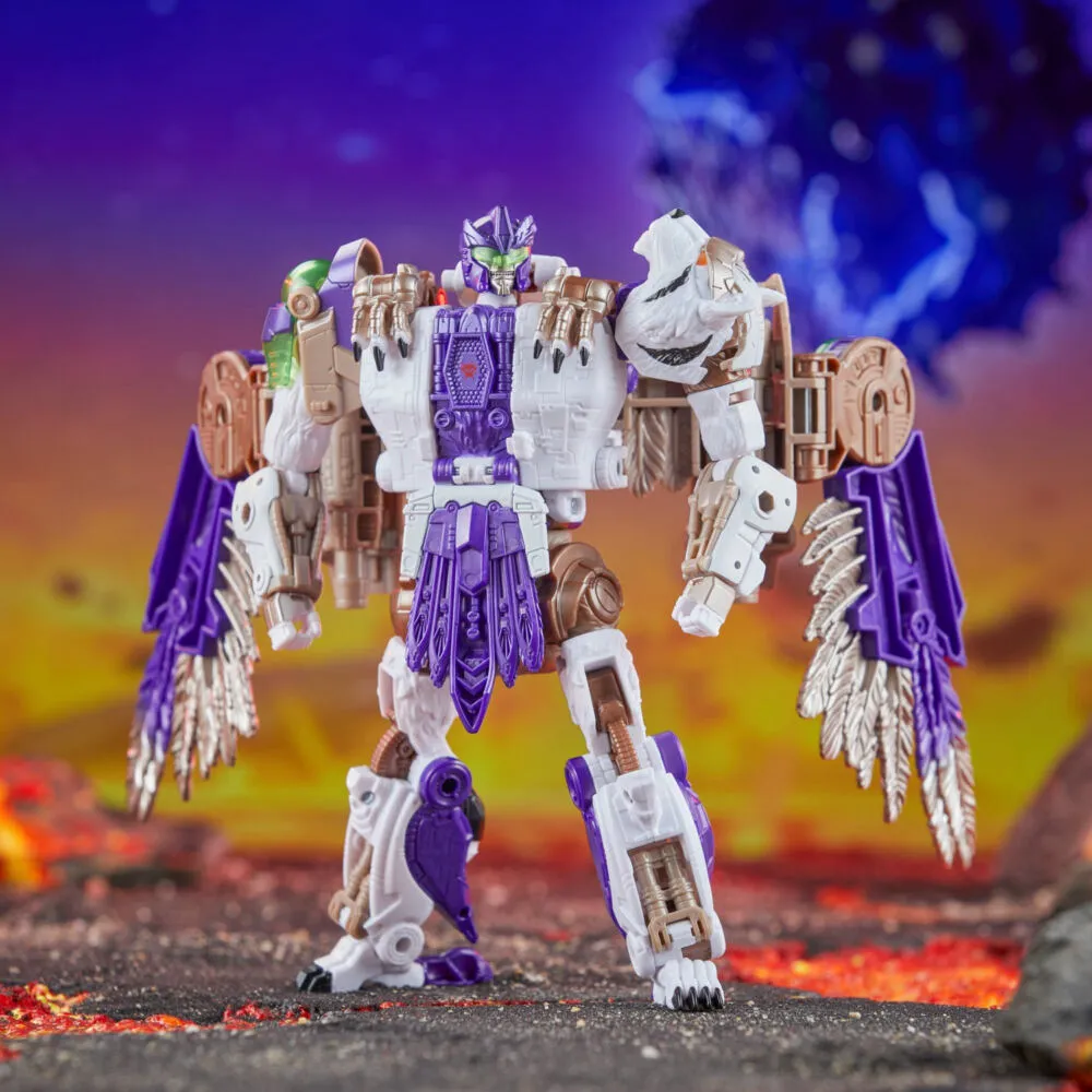 Hasbro Transformers: Legacy United Leader Class Beast Wars Universe Tigerhawk F85505X0 Thumbnail 11
