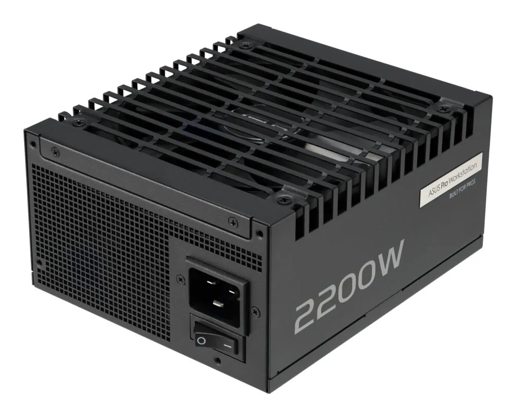 ASUS Pro WS 2200W Platinum 90YE00Z1-B0NA00 80 PLUS ATX Güç Kaynağı Thumbnail 11