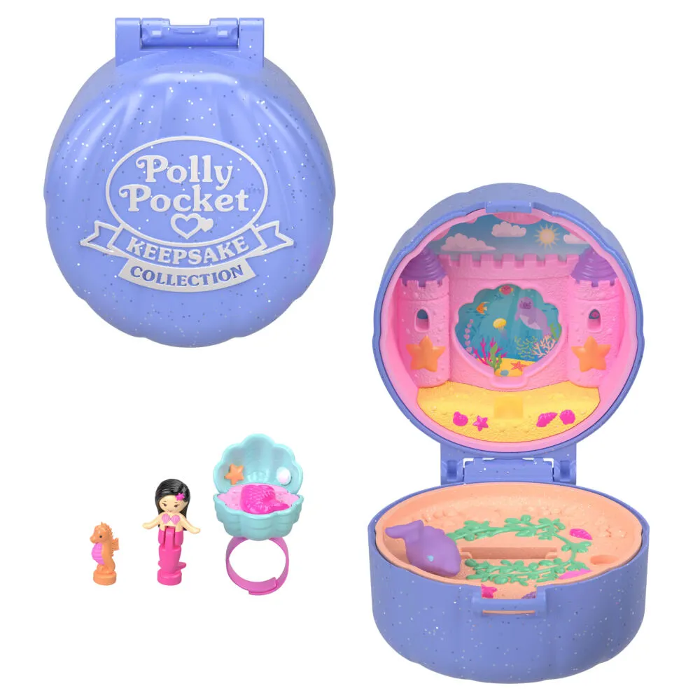 Polly Pocket JCB24 oyuncak oyun seti Thumbnail 5