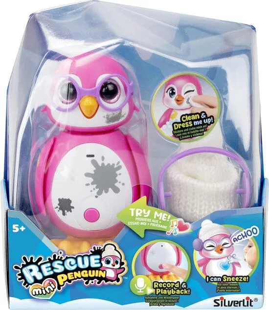 Silverlit Rescue Penguin Mini Pink SL88641 Thumbnail 14