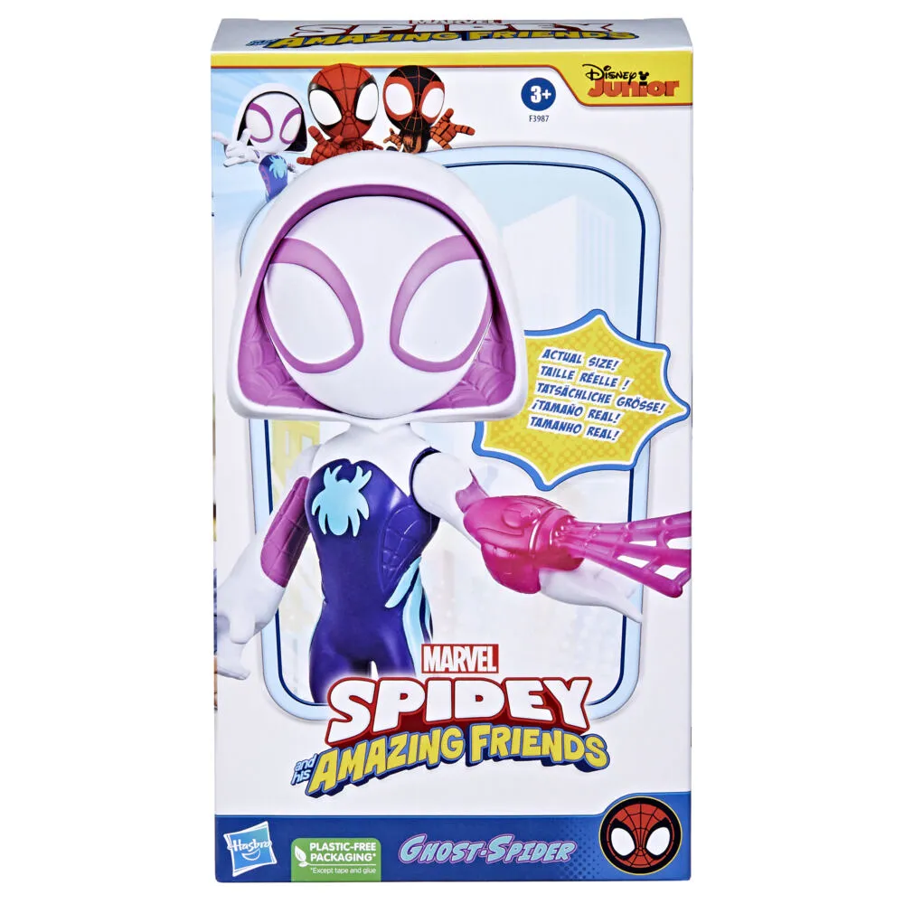 Hasbro Marvel Spidey and His Amazing Friends Büyük Boy Hayalet-Spider Peluş Oyuncak