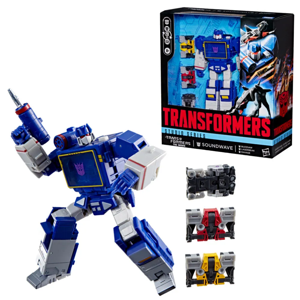 Hasbro Transformers Studio Series Leader Class: The Movie Soundwave G19045X0 Thumbnail 6