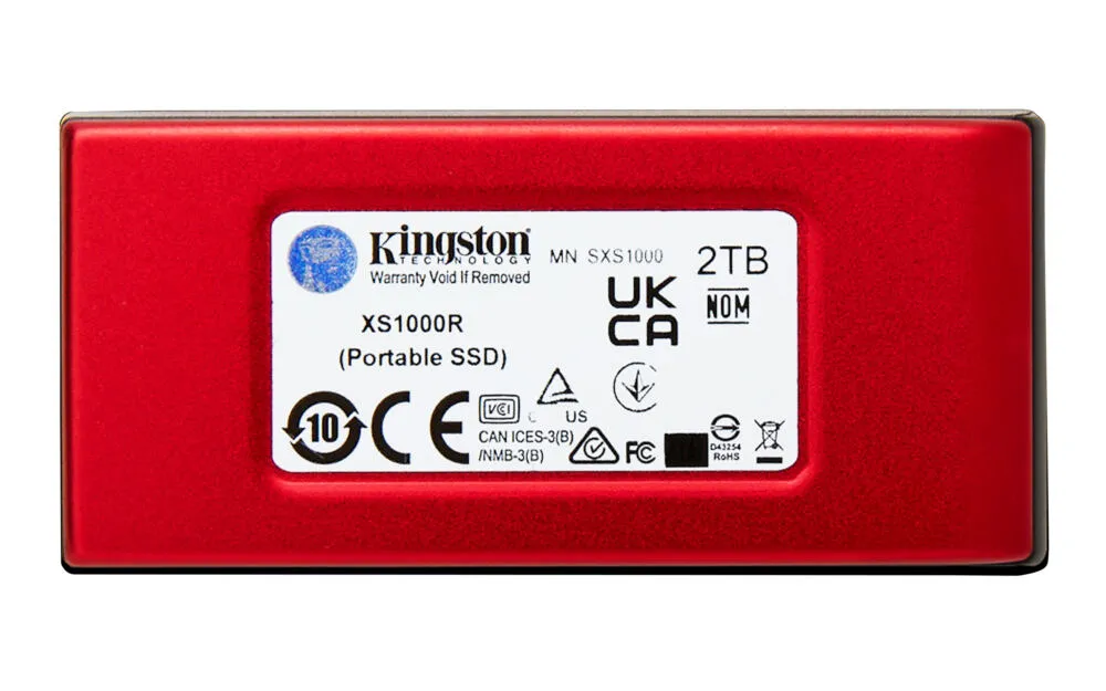 Kingston Technology XS1000 Red SXS1000R/2000G 2 TB SSD Thumbnail 1