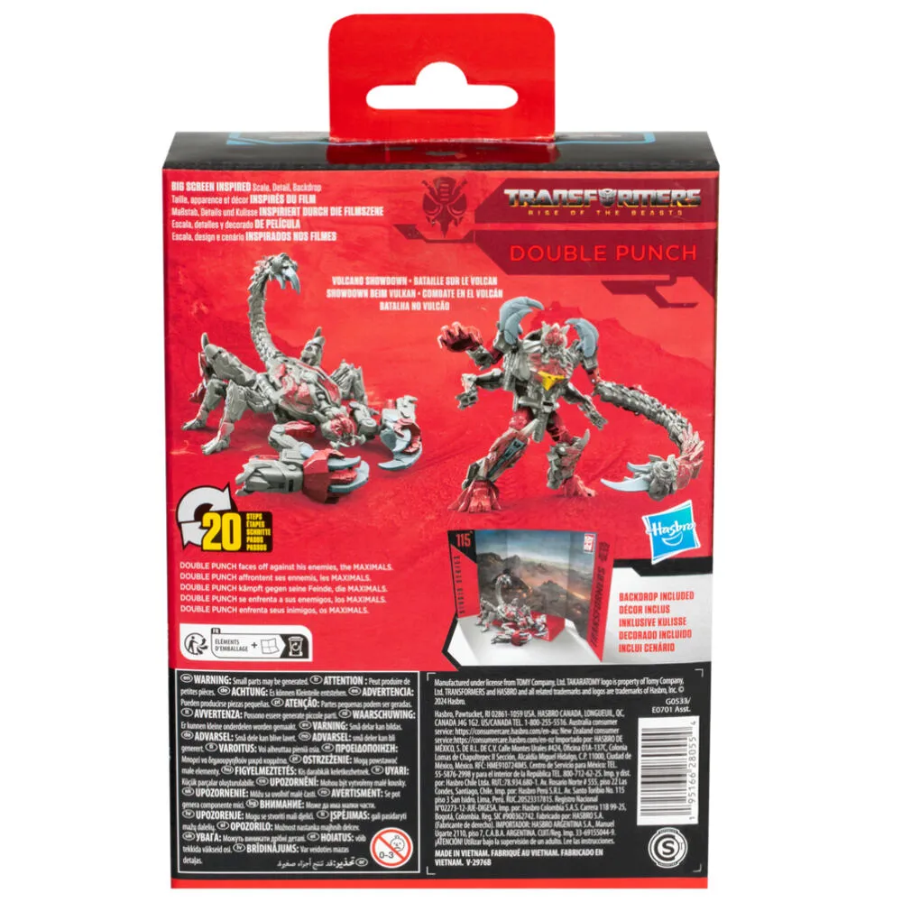 Hasbro Studio Series Deluxe Class Transformers: Rise of the Beasts 115 Double Punch G0533ES0 Thumbnail 7