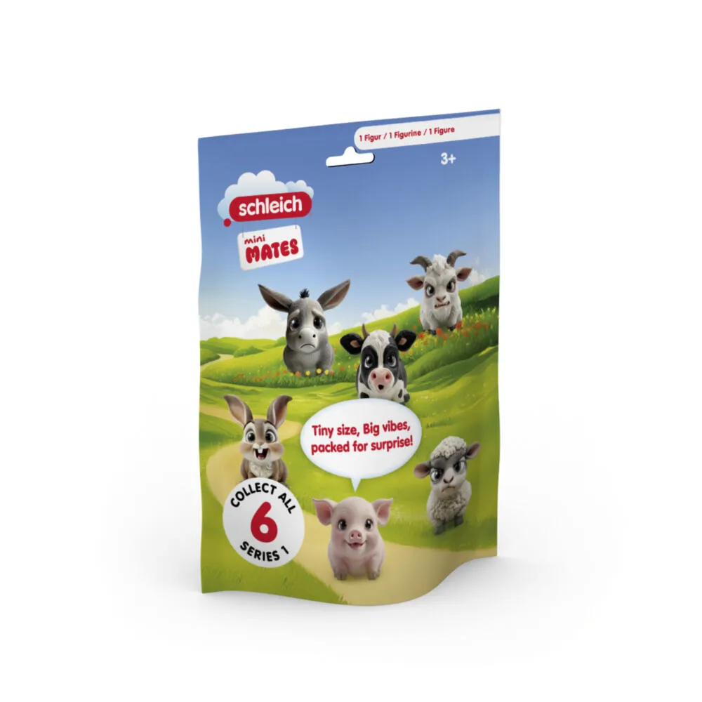 schleich CDU 24 pcs mini MATES Series 1 Blind Pack Figür Oyuncak