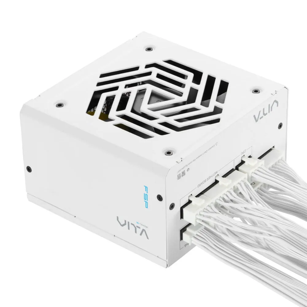 FSP VITA GM 850W güç kaynağı ünitesi 20+4 pin ATX Beyaz Thumbnail 1