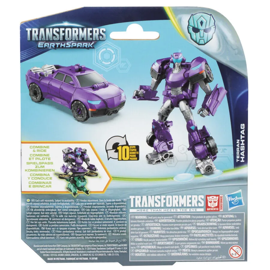 Hasbro Transformers EarthSpark Warrior Class Terran Hashtag F86665X0 Thumbnail 8