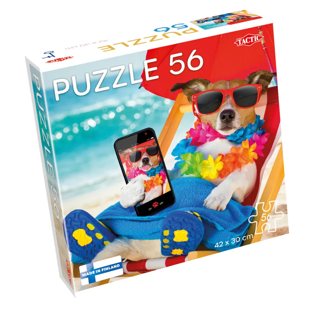 Tactic Lovers Jack Russel Dog Resting Yapboz 56 adet Hayvanlar Puzzle