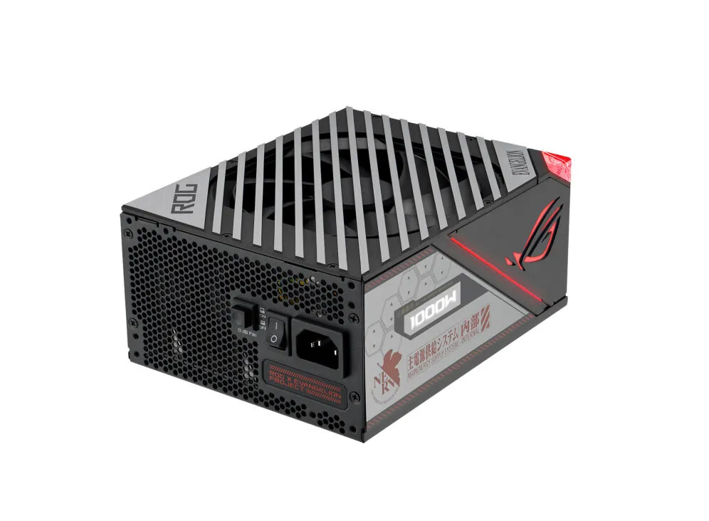 ASUS ROG Thor 1000W Platinum II EVA Edition güç kaynağı ünitesi 20+4 pin ATX Siyah, Kırmızı, Gümüş Thumbnail 2