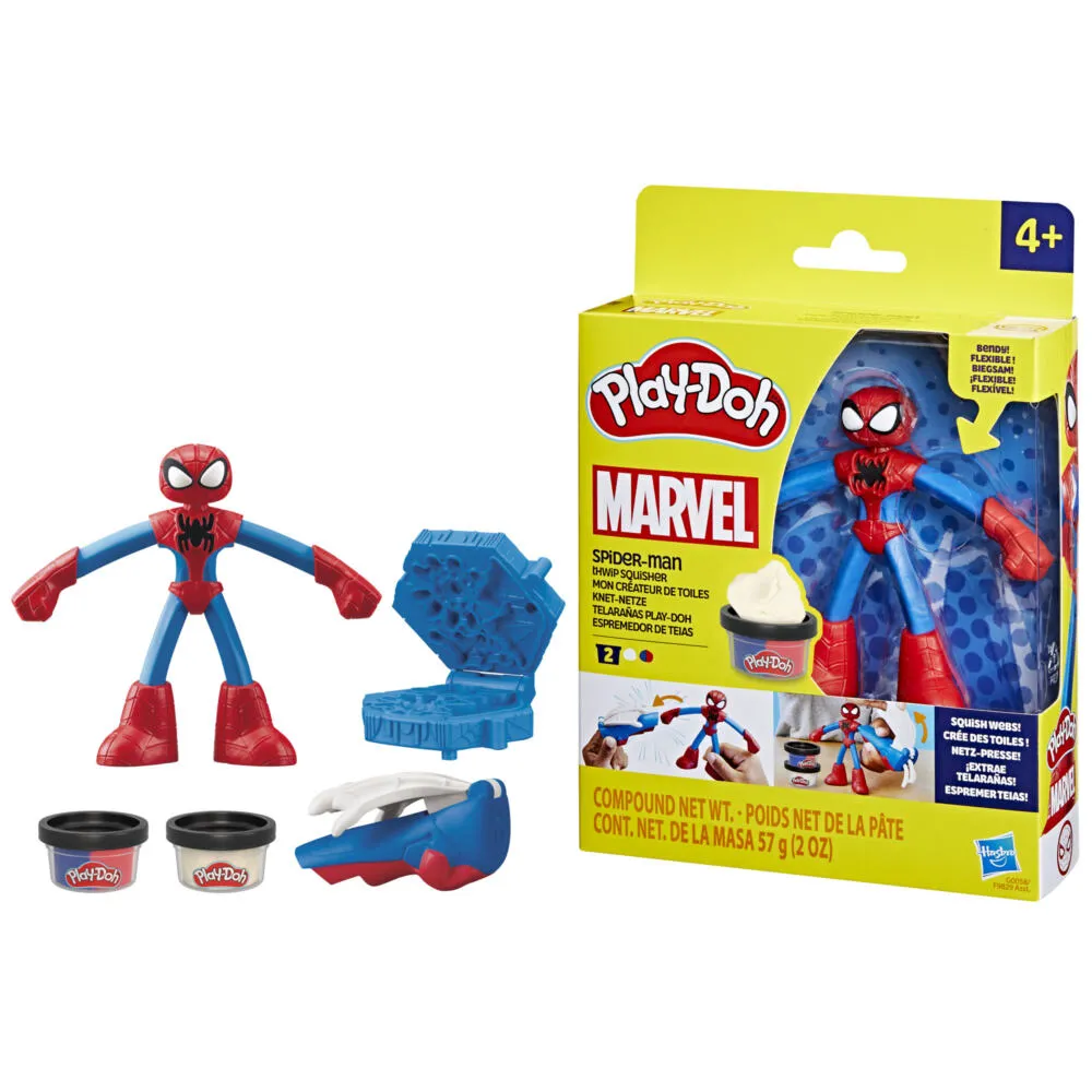 Play-Doh Marvel Spider-Man Thwip Squisher G00585X0 Thumbnail 4