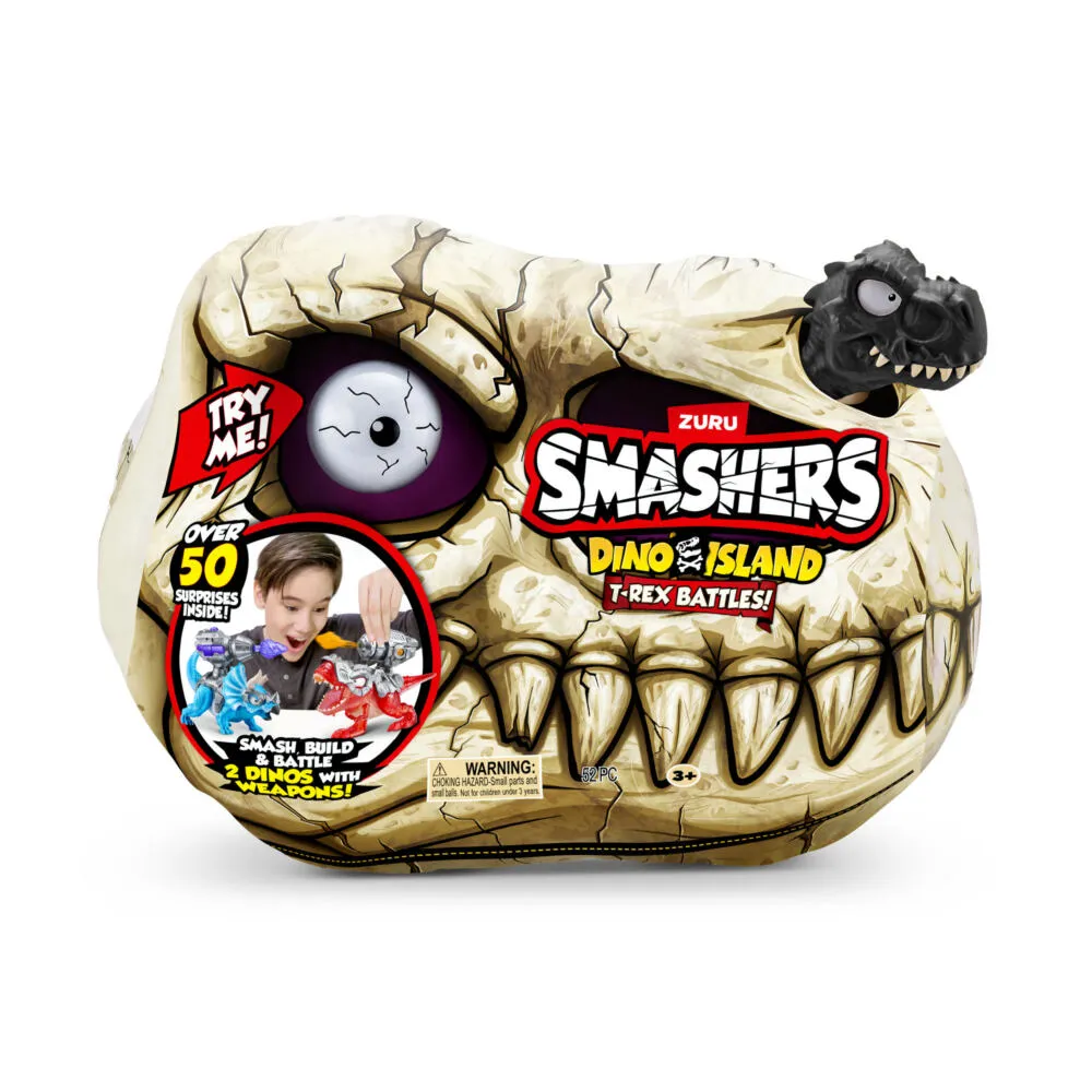 ZURU Smashers 74102 Dinozor 50 Parça Oyuncak Figür Thumbnail 3