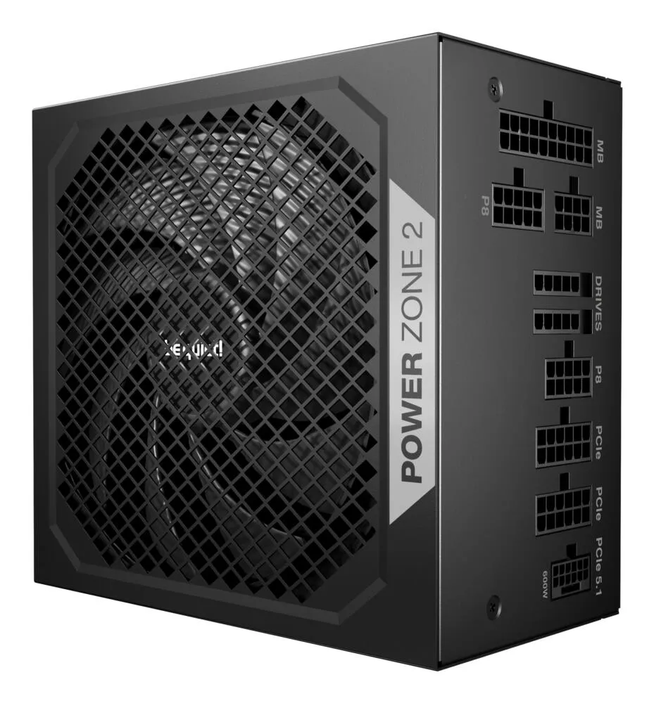 be quiet! Power Zone 2 1000W güç kaynağı ünitesi 20+4 pin ATX Siyah Power Supply