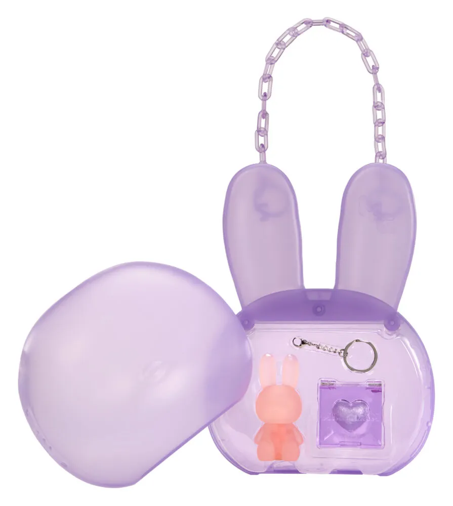 MGA Entertainment Mini Glam Purse with Cosmetics Bunny - Purple Thumbnail 2