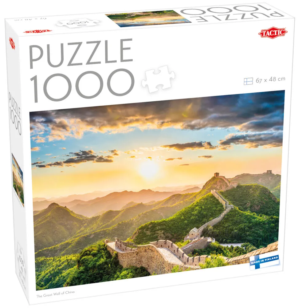 Tactic Lovers The Great Wall of China Yapboz 1000 adet Şehir Puzzle