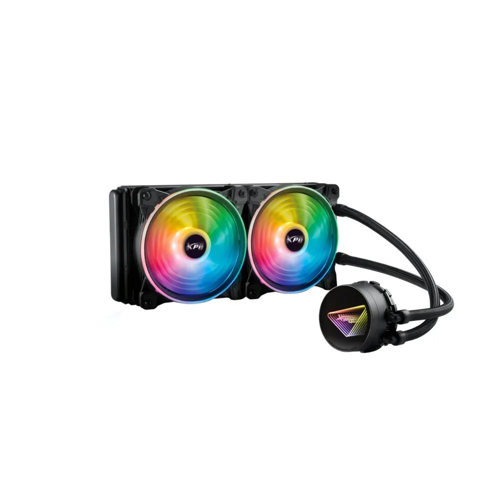 ADATA LEVANTE X 240 İşlemci Hepsi dahil sıvı soğutma 12 cm Siyah Thumbnail 1