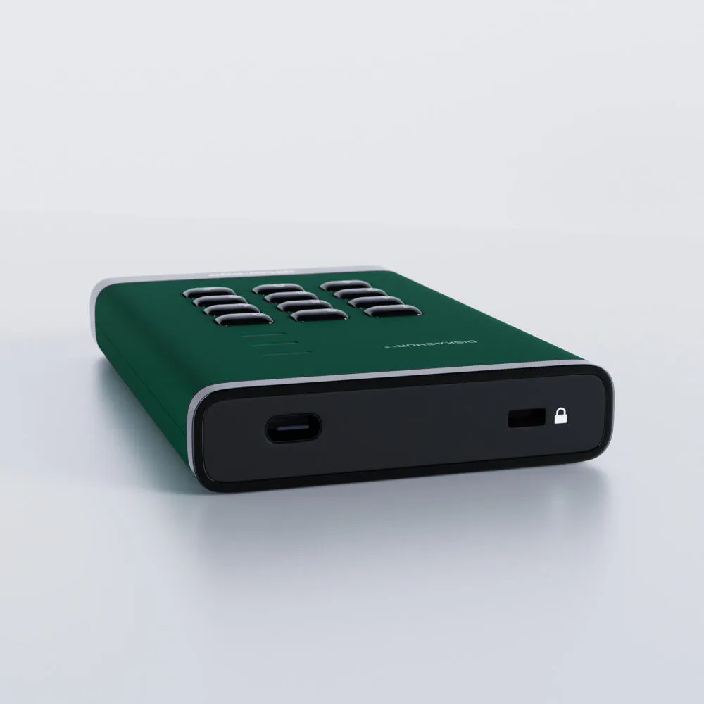 iStorage diskAshur3 HDD IS-DA3-256-2000-GN 2 TB 2.5" USB 3.2 Taşınabilir Harici Hard Disk Thumbnail 8