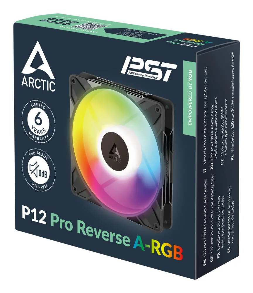 ARCTIC Freezer P12 Pro Reverse A-RGB ACFAN00322A Thumbnail 12