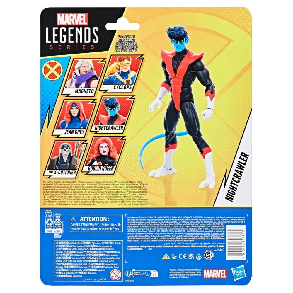 Hasbro Marvel X-Men Nightcrawler F90585X0 Oyuncak Figür Thumbnail 12