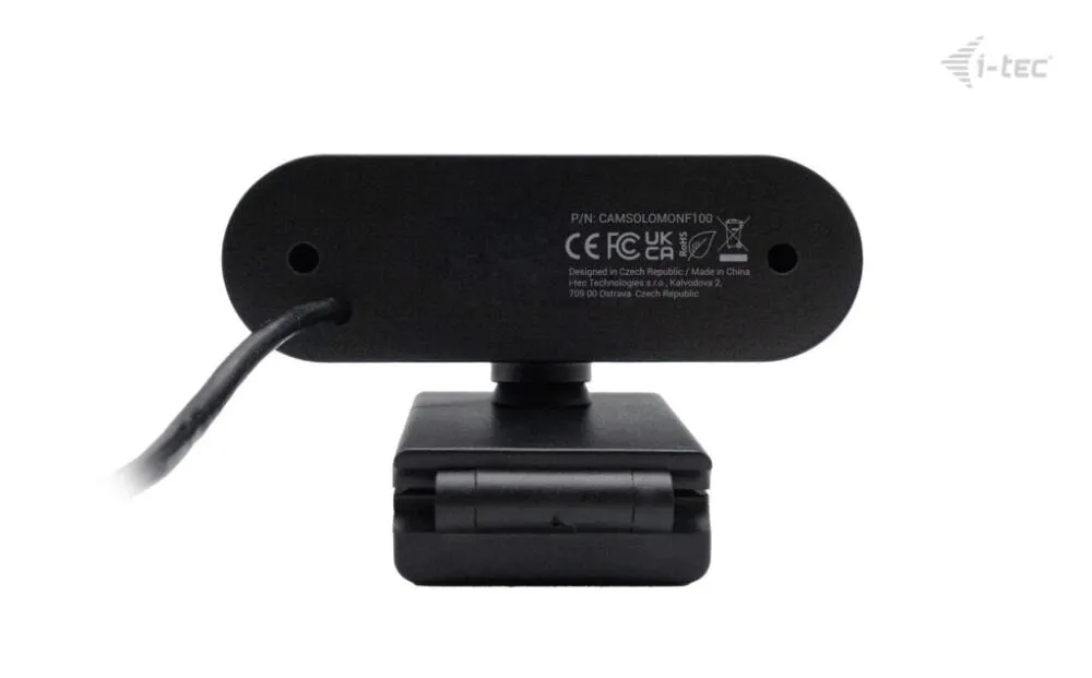 i-tec SOLOMON 100 webcam 2 MP 1920 x 1080 Piksel USB Siyah Thumbnail 3