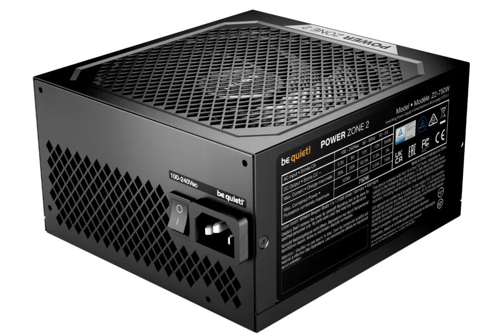 be quiet! POWER ZONE 2 750W BP006EU 80 PLUS Platinum ATX Güç Kaynağı Thumbnail 4