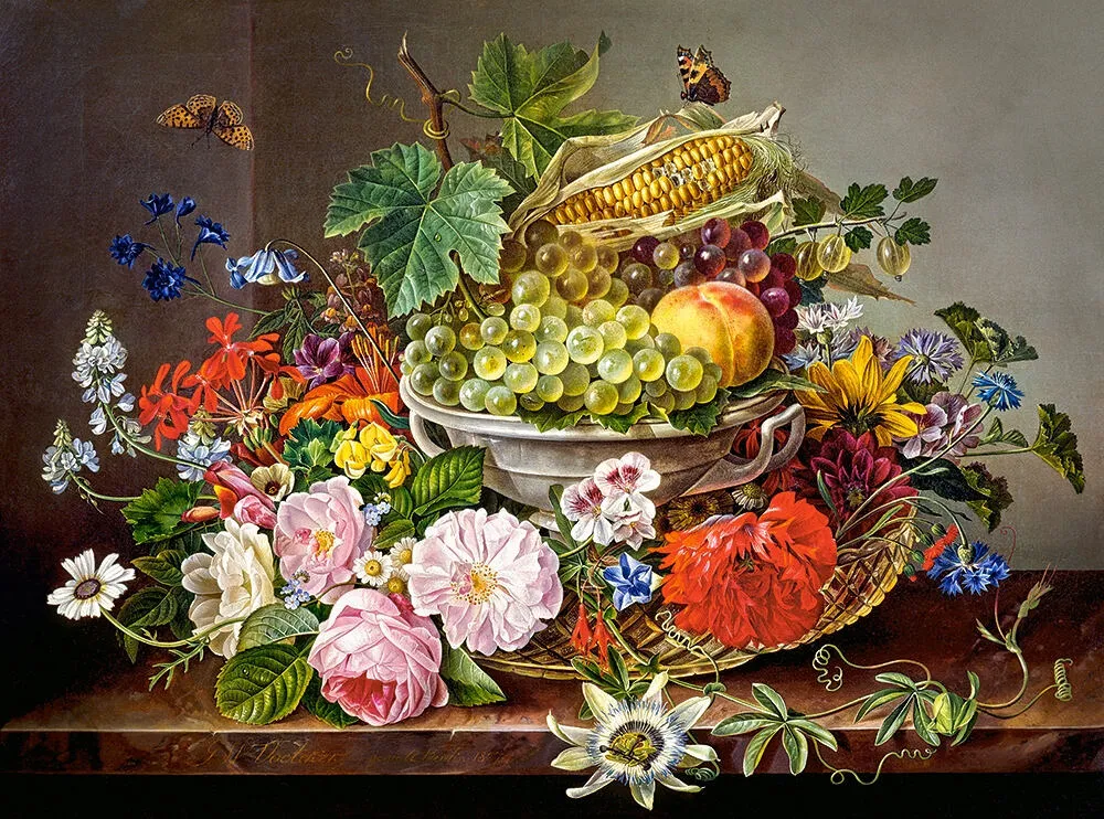 Castorland C-200658-2 puzzle Yapboz 2000 adet Flora Thumbnail 1
