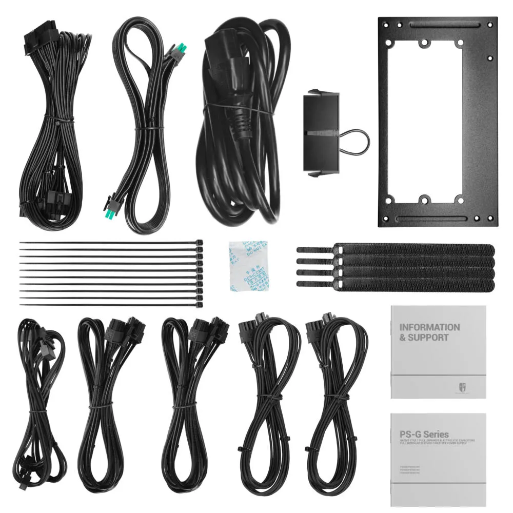 DeepCool PS850G güç kaynağı ünitesi 850 W 20+4 pin ATX SFX Siyah Thumbnail 6