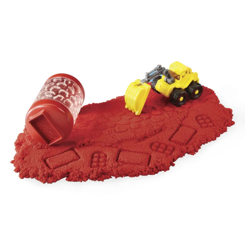 MGA Entertainment Wonder Factory Never Dry Sand Construction Trucks - Red + Excavator 532941 Thumbnail 3