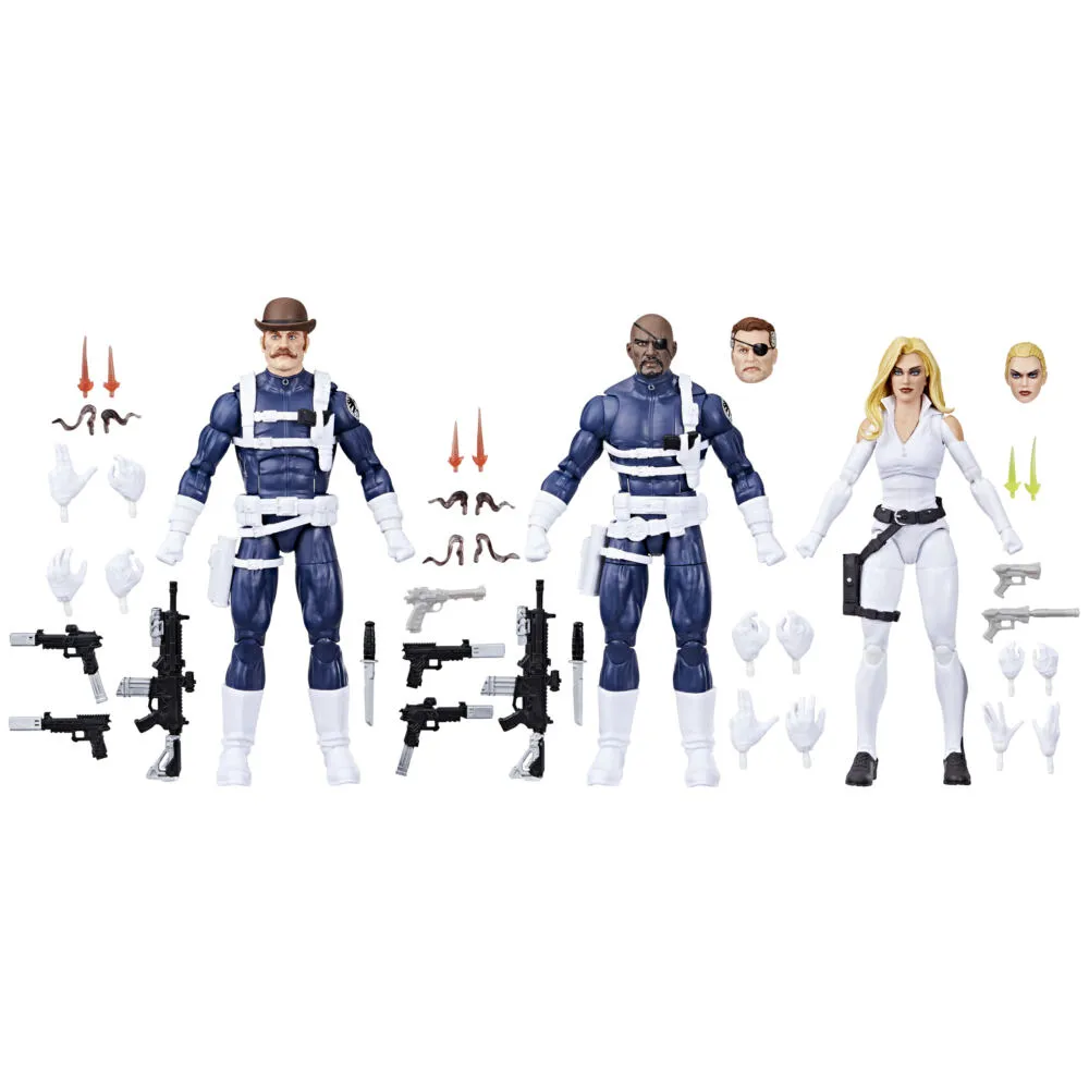 Marvel Legends Series S.H.I.E.L.D. 3'lü Paket F90475L00 Thumbnail 3