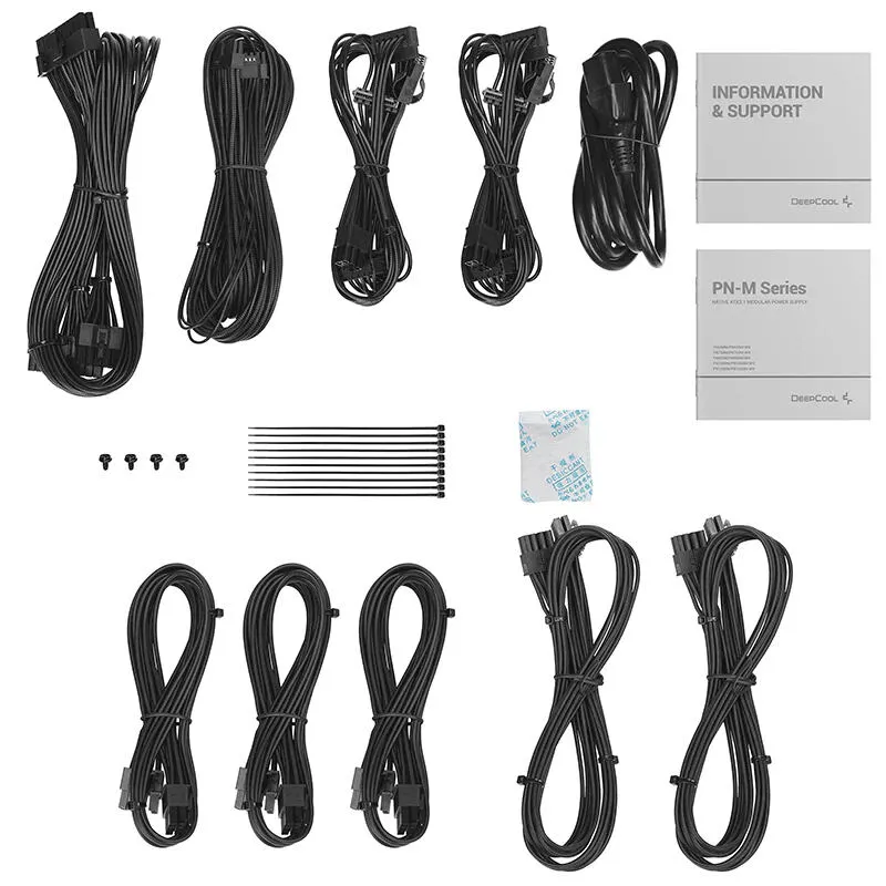 DeepCool PN1000M güç kaynağı ünitesi 1000 W 20+4 pin ATX Siyah Thumbnail 4