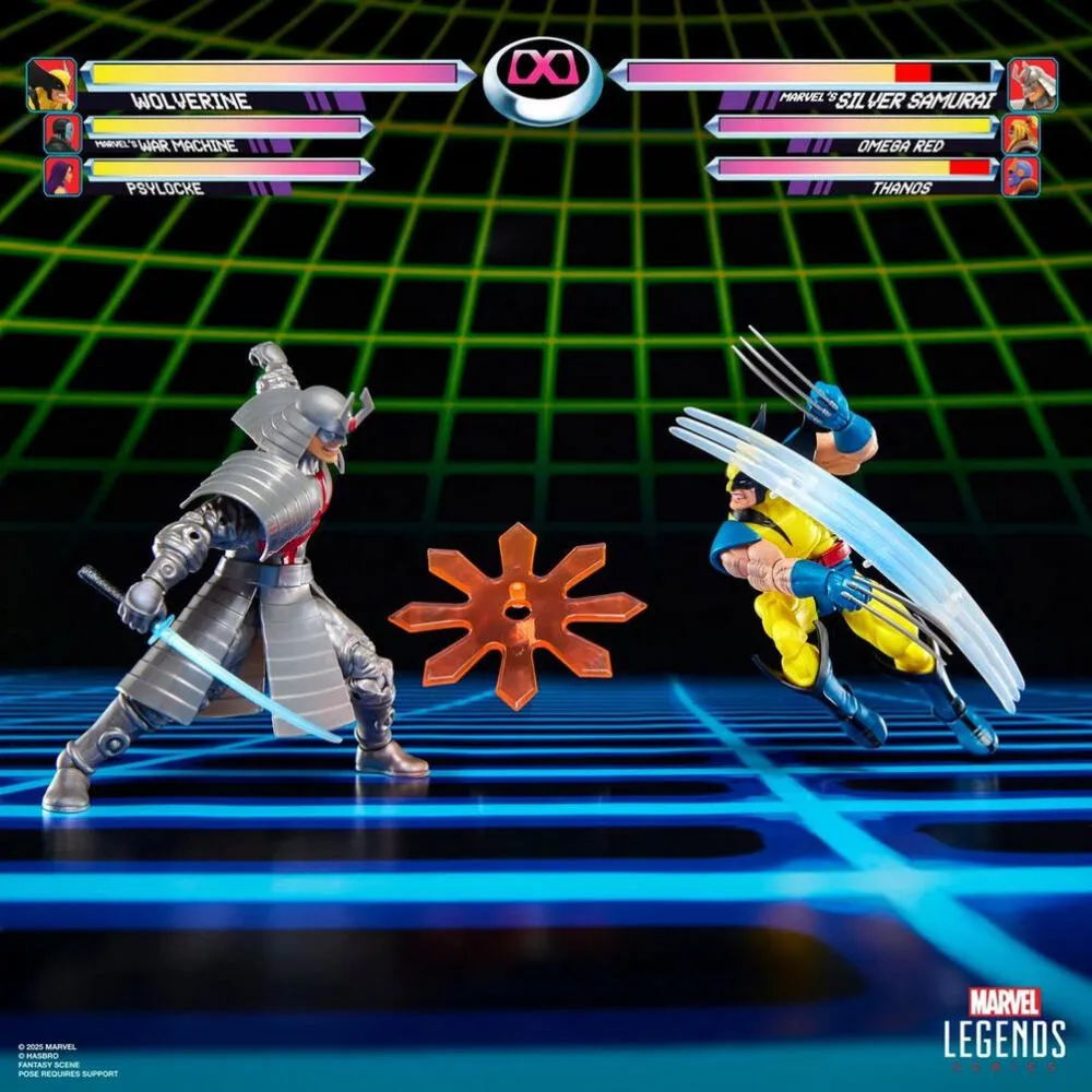 Hasbro Marvel Legends Series Gamerverse Wolverine vs Silver Samurai G06245L0 vs Marvel's 2 Parça Oyuncak Figür Thumbnail 8