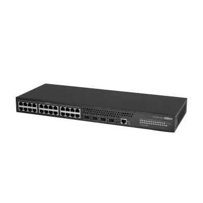 Dahua Technology DH-AS5500-24GT4XF ağ anahtarı Gözetilmiş L3 Gigabit Ethernet (10/100/1000) Siyah Switch