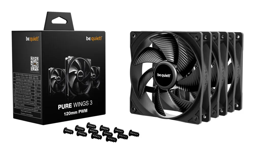 be quiet! Pure Wings 3 120mm | PWM Triple Pack BL141 Thumbnail 3