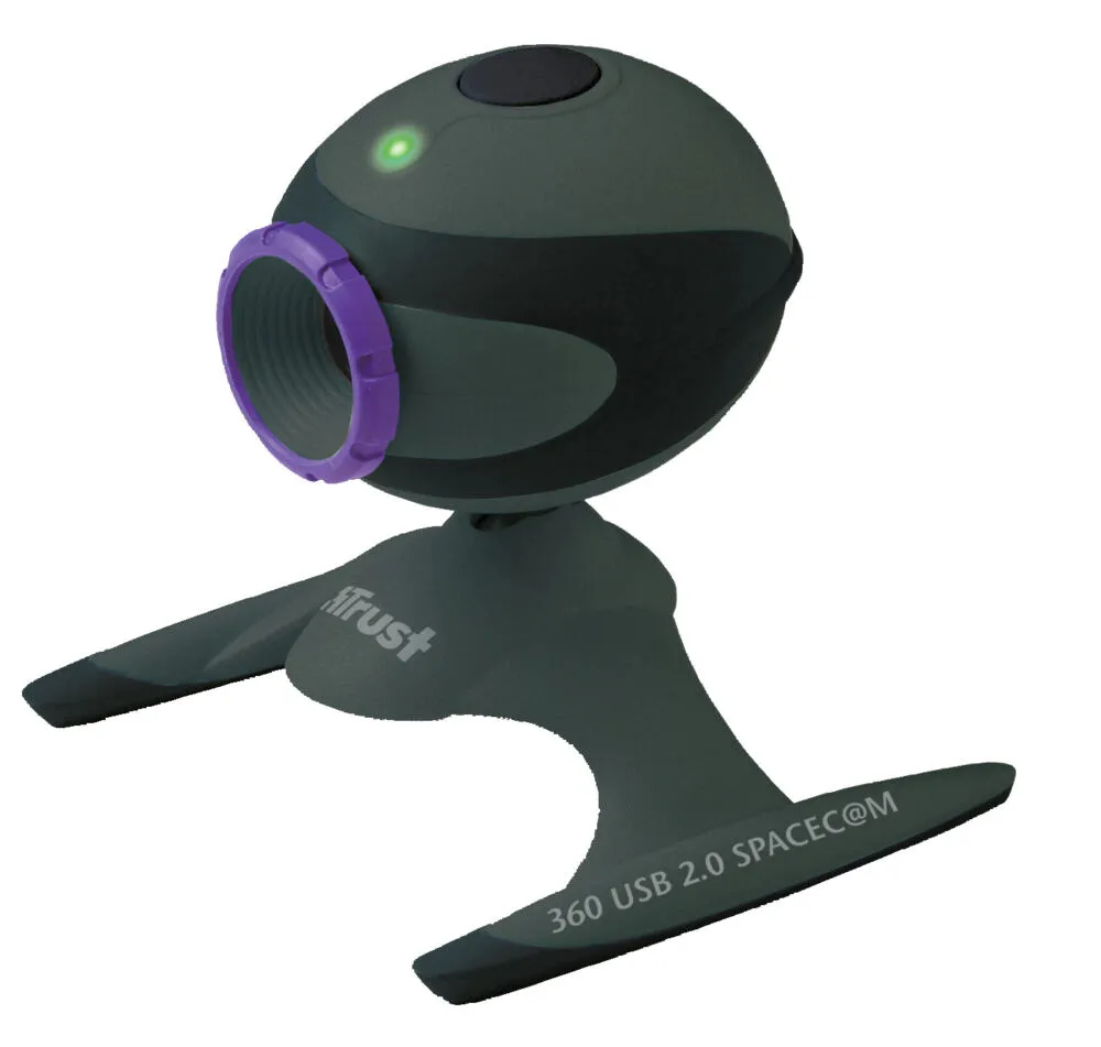 Trust 13959 webcam 640 x 480 Piksel USB 2.0 Siyah, Mavi, Yeşil