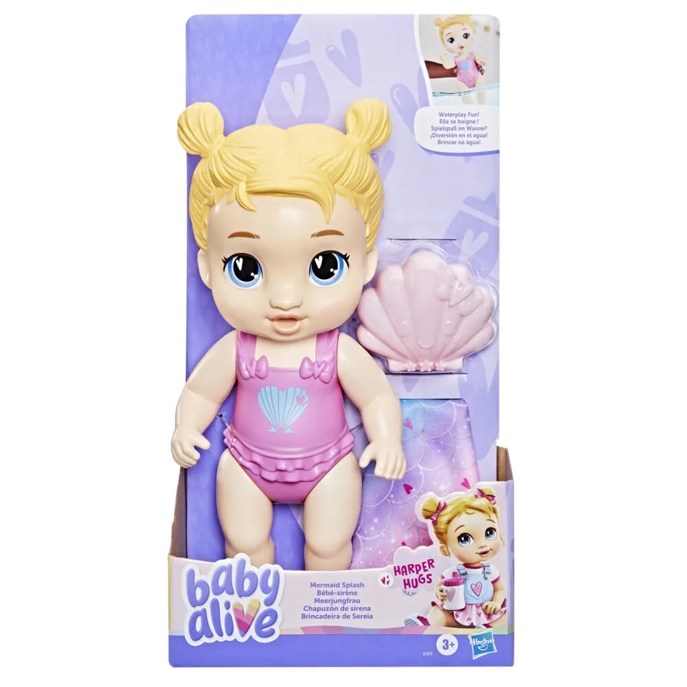 Baby Alive Deniz Kızı Bebeğim Harper Hugs Peluş Oyuncak