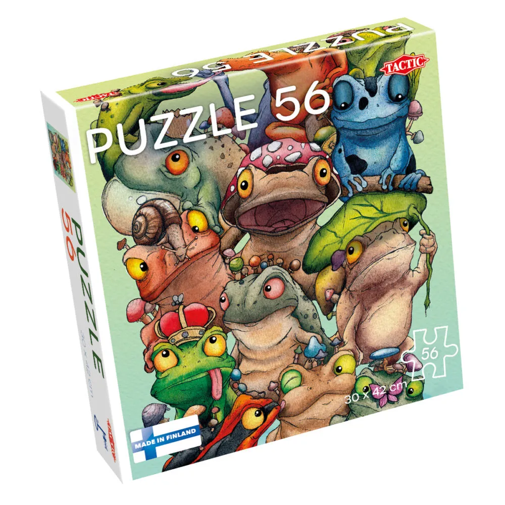 Tactic Lovers Frogs Yapboz 56 adet Hayvanlar Puzzle